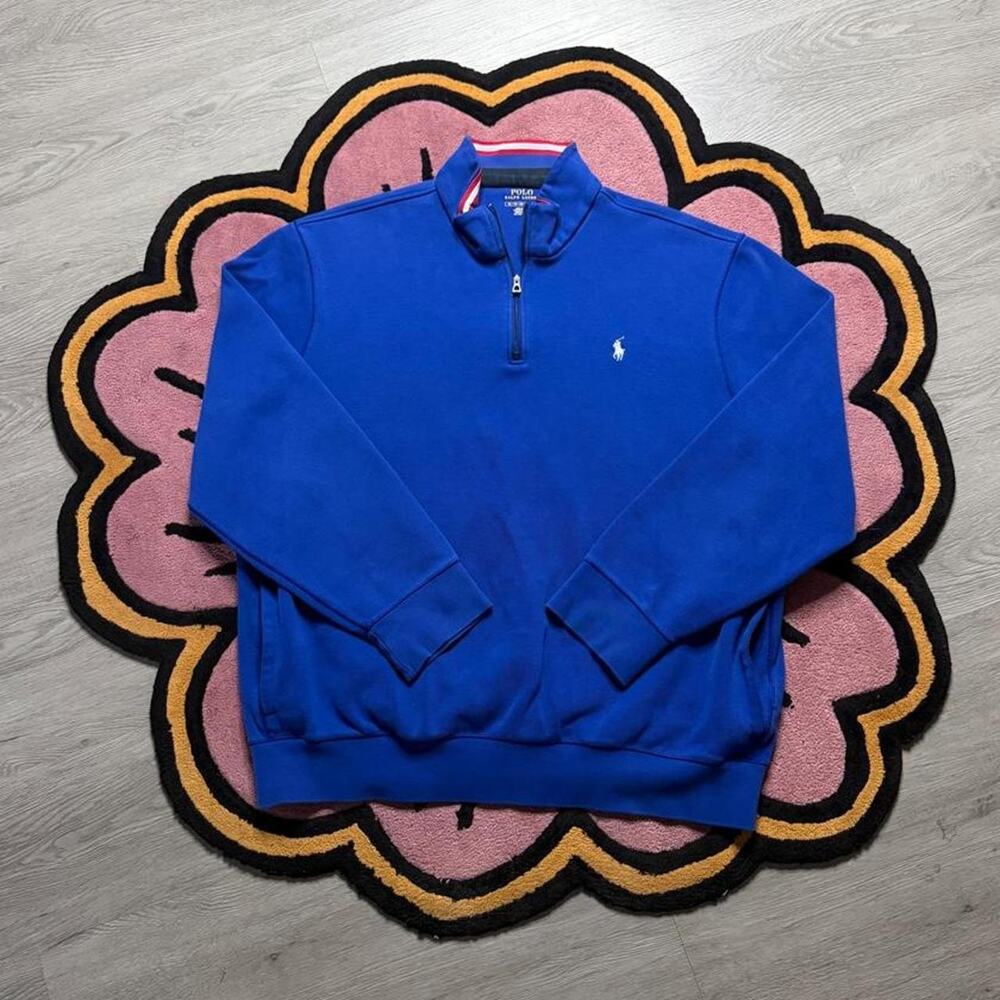 Polo Ralph Lauren 1/4 Zip Embroidered Logo Sweatshirt